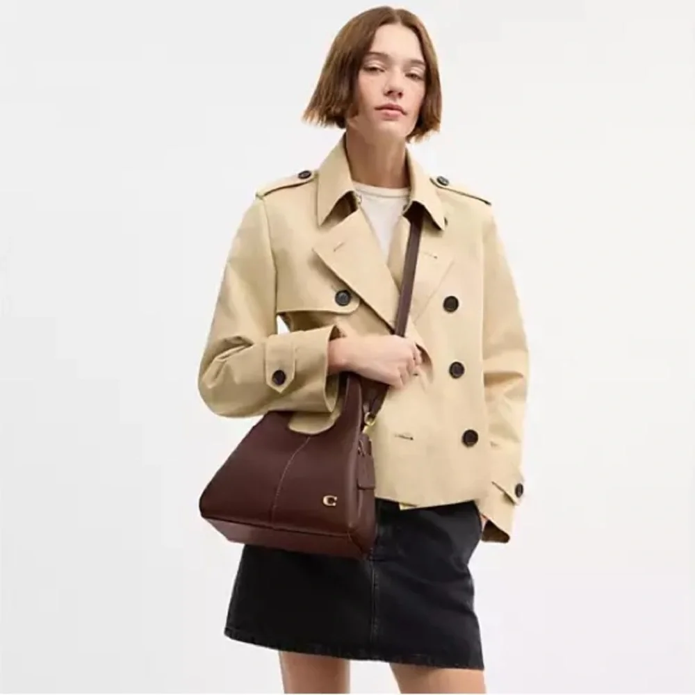 COACH
Lana Small Pebble Leather Shoulder Bag 23 - Picture 3 of 11